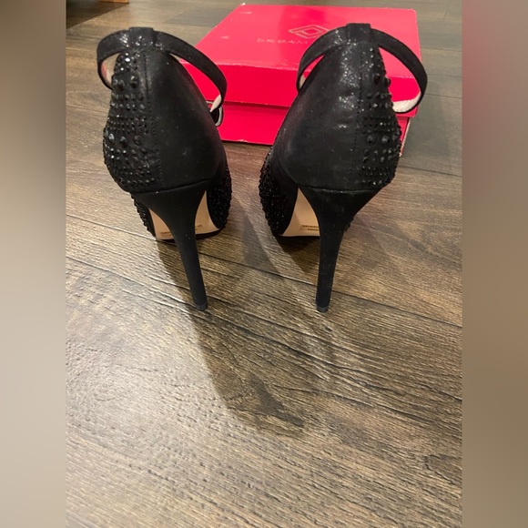 Dream Paris heels,sparkly black  size 7 - Picture 4 of 7